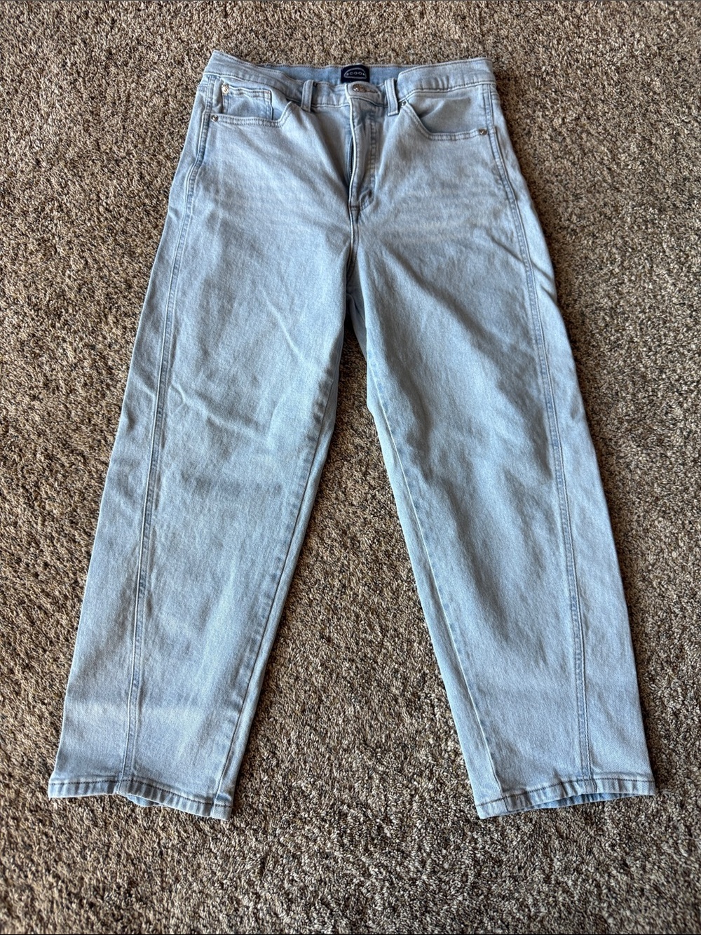 Scoop Classic Light Blue Barrel Jeans